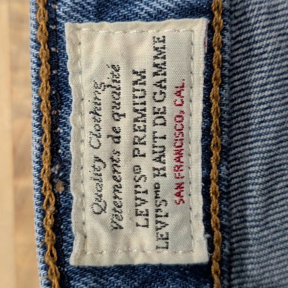 Levi's Ribcage Straigh Leg Jeans Button Fly Size 26 - Picture 6 of 9